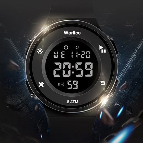 Warlice Waterproof and drop resistant multifunctional sports electronic watch