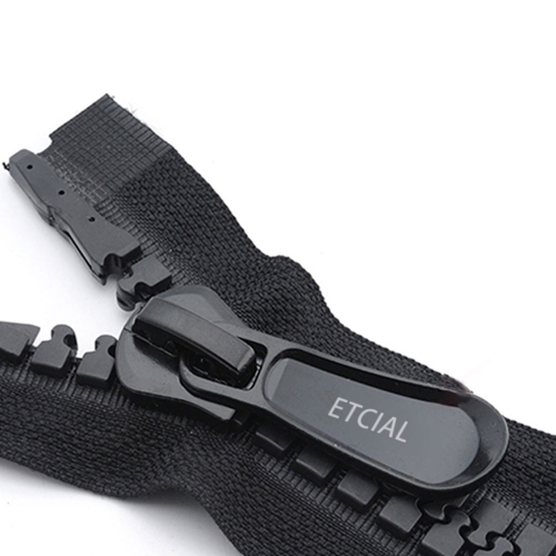 ETCIAL Zipper oversized single head zipper strip