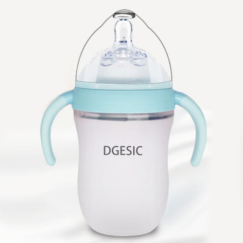 DGESIC Baby shatter-resistant super soft silicone bottle