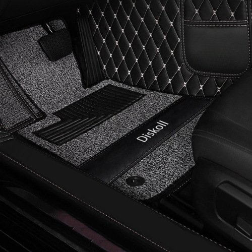 Diskoll Dust-proof, non-slip and wear-resistant double car floor mat