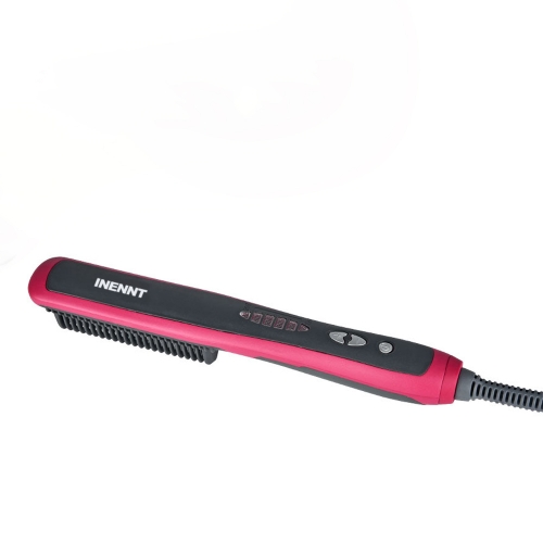 INENNT Ceramic straight hair curl dual-use electric curling iron