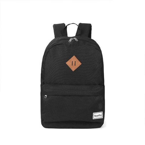 Rearthy Casual everyday black polyester breathable backpack