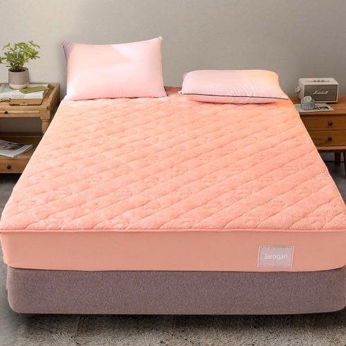 Jarogan Thicken plus cotton plus velvet thermal mattress cover