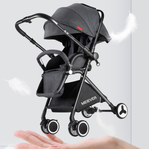 MEIEVER Baby can sit can lie folding suspension pram