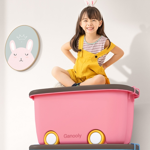 Ganooly Children's household plastic organizing toy storage box