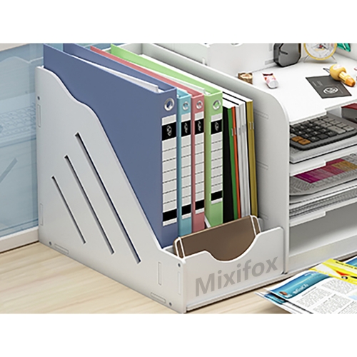 Mixifox Multi-Layer Desktop Storage File Rack