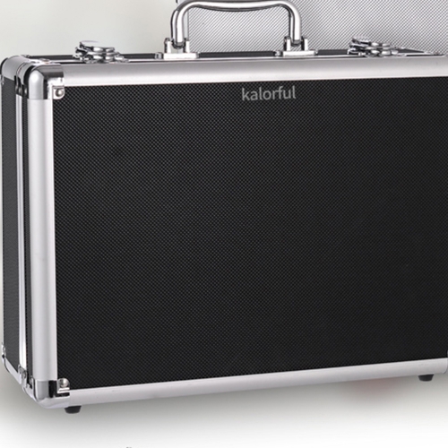 kalorful Portable household aluminum composite storage suitcase