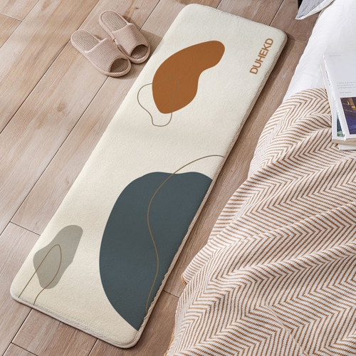 DUHEKD Thickened simple carpet beside bedroom bed