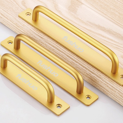 fushuo Metal door handle wardrobe sliding door sliding door metal adhesive handle