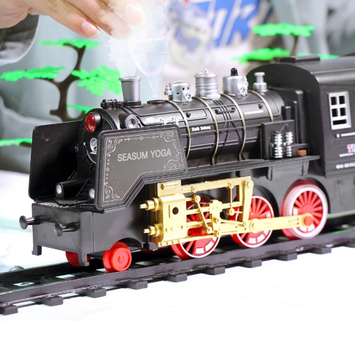 SEASUM YOGA Toy simulation train electric model toy