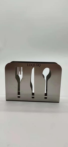 LDQLGQ Vertical stainless steel square table Fixed napkin dispensers of metal