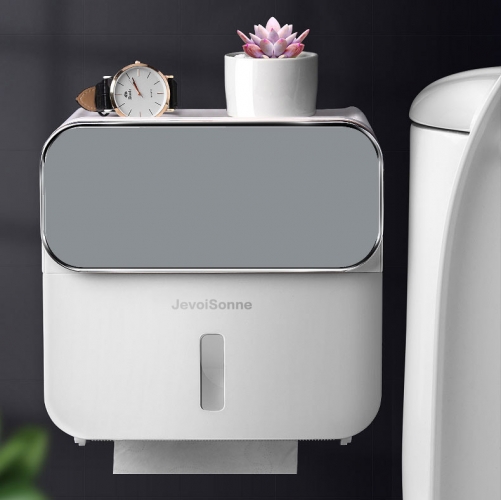 JevoiSonne Punch-free waterproof wall-mounted tissue box