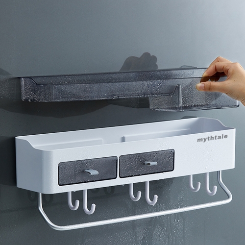 mythtale Perforation-free wall-mounted space aluminum towel racks