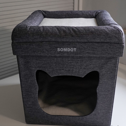 SOMDOT Non-metallic pet kennel with pet entrance