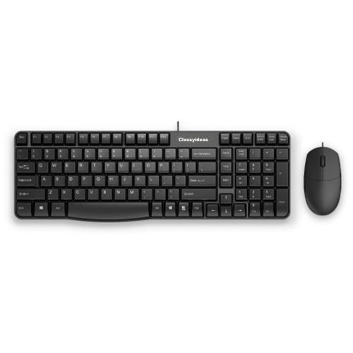 Classyideas Lightweight and splash-proof wired keyboard for computer business office