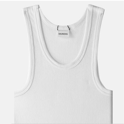 XAUNOHU Men's vest cotton inner wear sleeveless