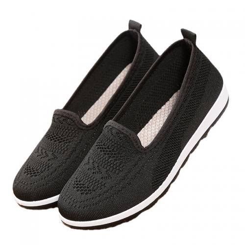 Zeeflou Middle-aged and elderly women's cloth shoes casual shoes