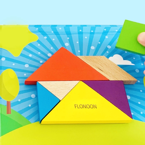 FLONOON Jigsaw magnetic tangram puzzle puzzle