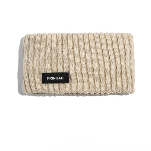 FRINGAD Warm wide-brimmed headband in winter