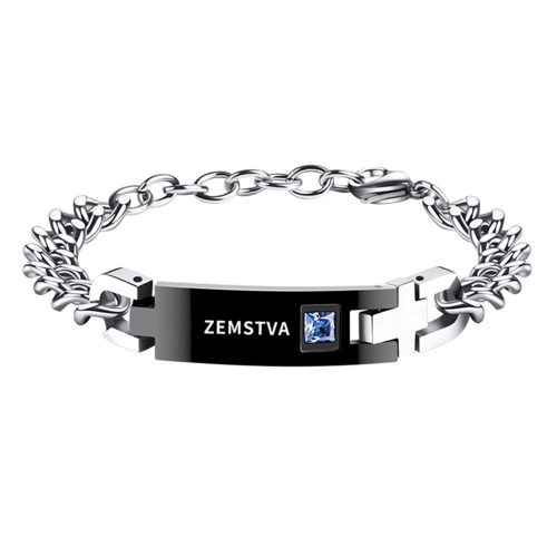 ZEMSTVA Korean style simple titanium steel bracelet