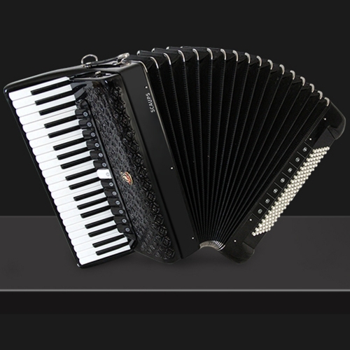 SCAUPS Accordion 41 keys 120 bass four rows of springs professional musical instrument