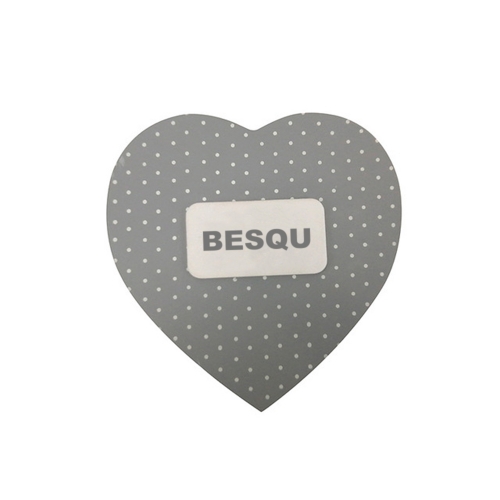 BESQU MDF Heart Shaped Jewelry Box