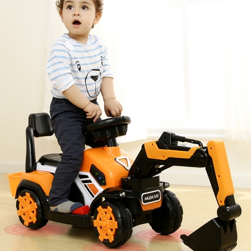 MQSIUVE Children's excavator construction vehicle boy toy car