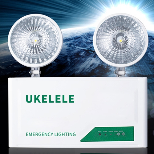 UKELELE LED safety light double-head emergency lighting fire emergency light