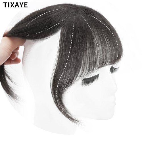 TIXAYE French air bangs simulation wig seamless invisible fake patch