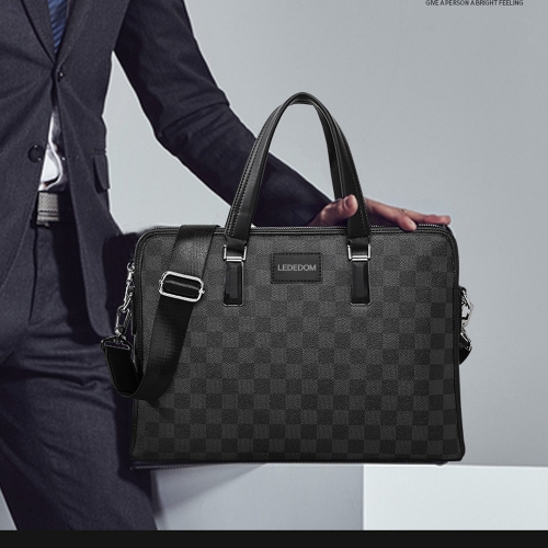 LEDEDOM Men's bag handbag briefcase business casual