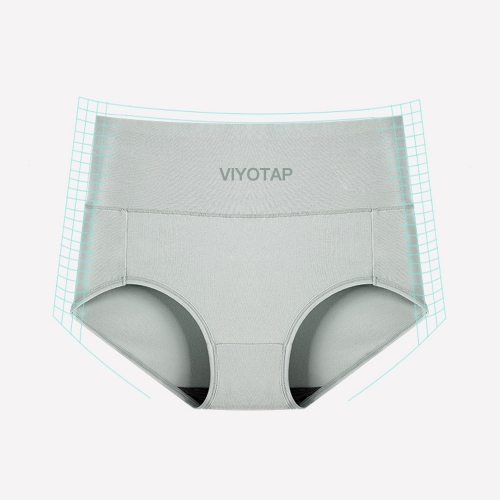 VIYOTAP Women's underwear cotton antibacterial high waist tummy