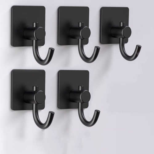 9BUILD Strong viscose bathroom wall Metal hooks（5psc）