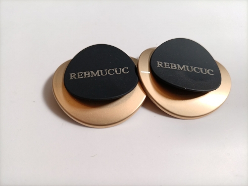 REBMUCUC Black round jacket buttons