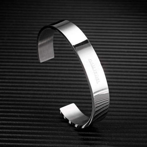 GAMJEWEL Vintage titanium steel simple bracelet