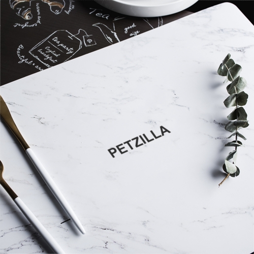 PETZILLA Household waterproof and oil-proof PVC plastic placemat (5 pcs)