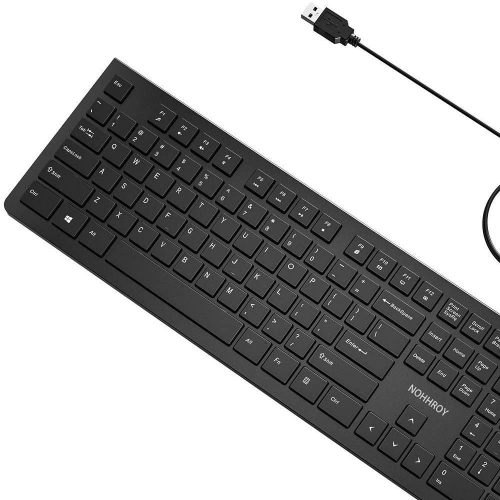 NOHHROY USB Keyboard for Windows/PC/Laptop/Desktop