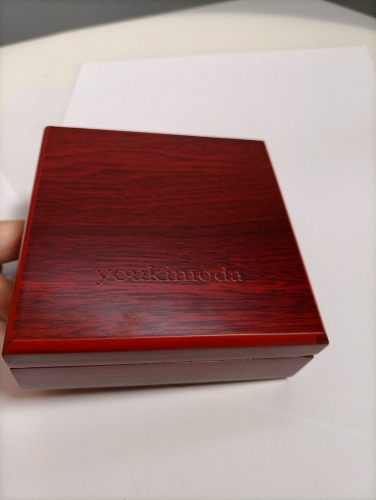 youkimoda Square wooden vintage jewelry box