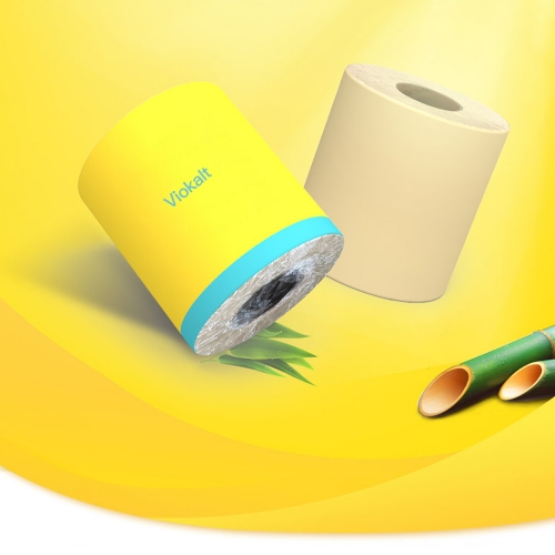 Viokalt Fiber bamboo pulp natural toilet paper (27 rolls)