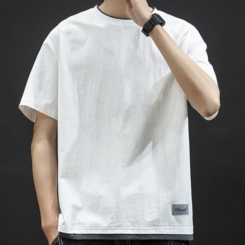 Hlcof Summer new Japanese t-shirt short-sleeved men