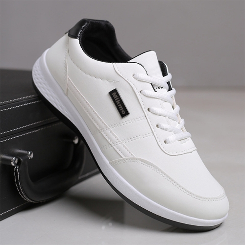 Mlkmo Trendy breathable white sneakers