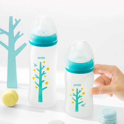 sonjia Silicone anti-colic wide-bore Baby bottles