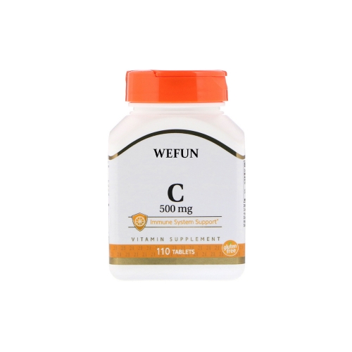 WEFUN Vitamin Supplement C500mg mg 110 tablets