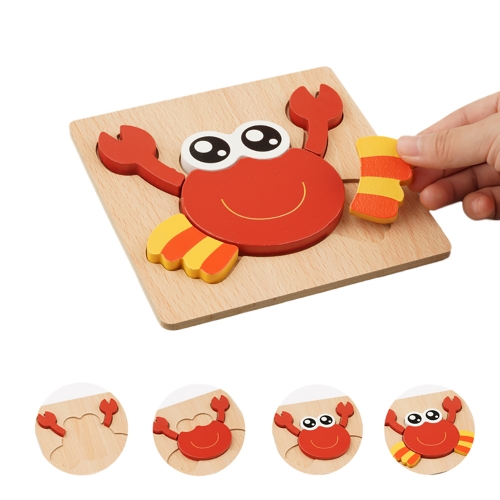 Supovil educational baby wooden three-dimensional Jigsaw toy