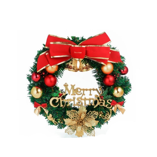 Xuanhun festival bow-knot decoration artificial christmas wreath
