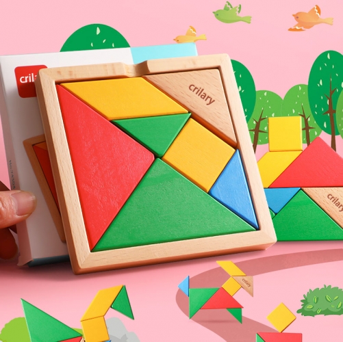 crilary wooden puzzle tangram jigsaw toys