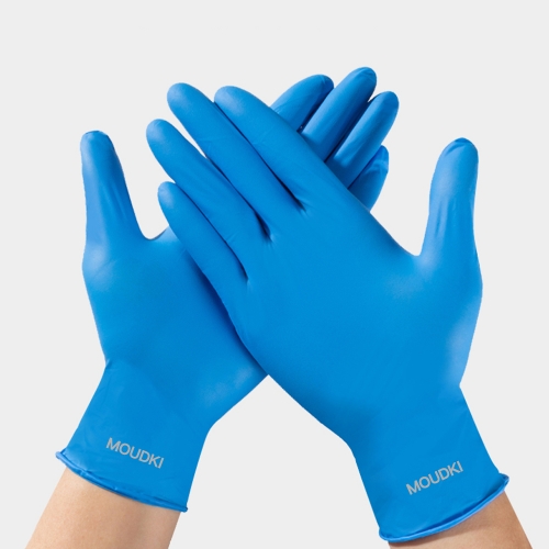 MOUDKI Rubber latex household waterproof PVC disposable gloves