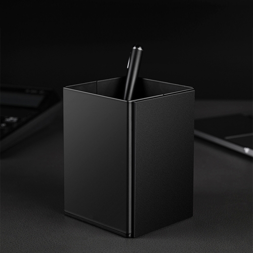 Wunsens square non-slip stable fashion simple pen holder black