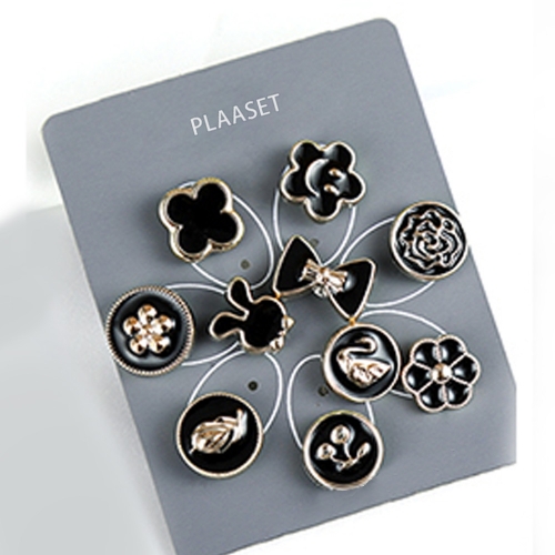 PLAASET All-match clothes collar waist button brooches for clothing