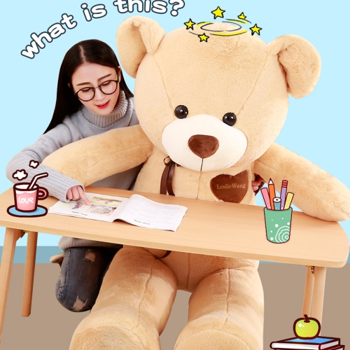 LeslieWang teddy bear cute birthday gift plush doll 1.6m