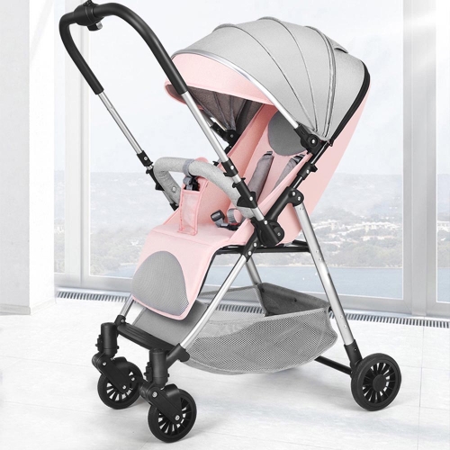 ManYu High landscape can sit or lie super lightweight folding Baby carriage